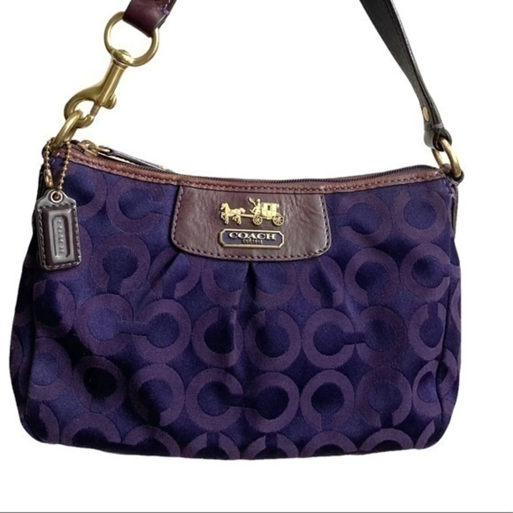 Coach Madison purple op c mini bag